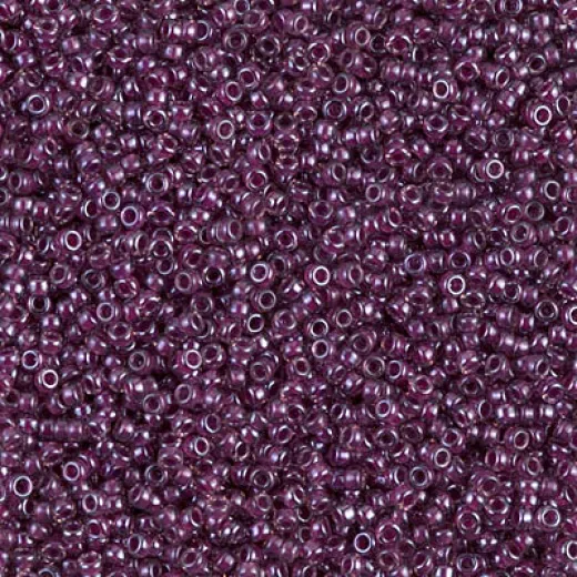 Magenta Lined Amethyst Miyuki 15/0 seed beads, colour 1834, 100g Wholesale Pack Magenta Lined Amethyst Miyuki 15/0 seed beads, colour 1834, 100g Wholesale Pack