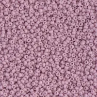Opaque Dusty Orchid Matte Miyuki 15/0 seed beads, colour 2024, 8.2g approx.
