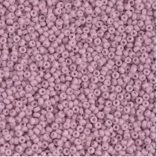 Opaque Dusty Orchid Matte Miyuki 15/0 seed beads, colour 2024, 8.2g approx.
