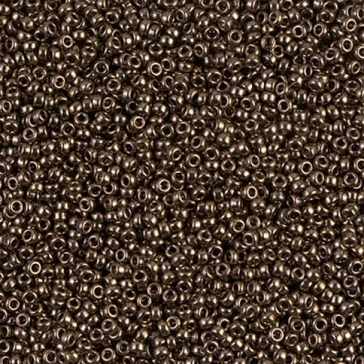 Bronze Opaque Metallic Colour -0457 Miyuki 15/0 Seed Beads, 8.2gm apprx. Bronze Opaque Metallic Colour -0457 Miyuki 15/0 Seed Beads, 8.2gm apprx.