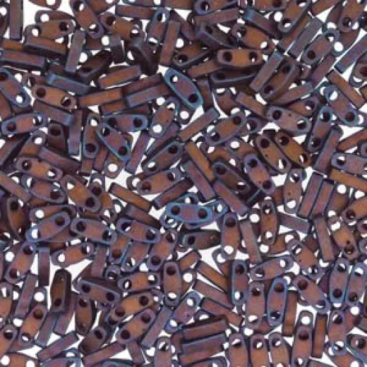 Metallic Copper Quarter Tila Bead, colour 2005, 5.2g approx. Metallic Copper Quarter Tila Bead, colour 2005, 5.2g approx.