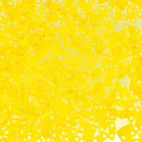 Yellow Opaque Quarter Tila Bead, colour 404, 5.2g approx.