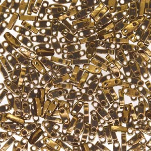 Metallic Dark Bronze Quarter Tila Bead, colour 457, 5.2g approx. Metallic Dark Bronze Quarter Tila Bead, colour 457, 5.2g approx.