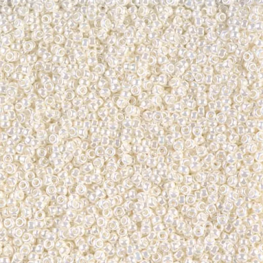 Pearl Ceylon Miyuki 15/0 Seed Beads, 8.2g approx, Colour 0591 Pearl Ceylon Miyuki 15/0 Seed Beads, 8.2g approx, Colour 0591