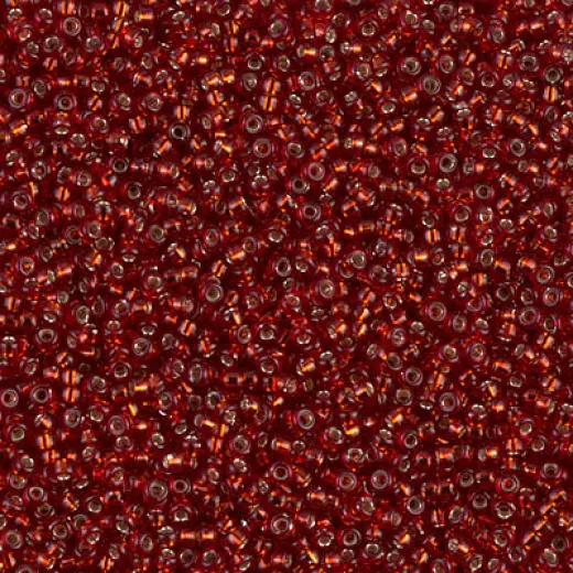 Dark Ruby Red Silver Lined Colour -0011D Miyuki 15/0 Seed Beads, Wholesale pack of 100g apprx. Dark Ruby Red Silver Lined Colour -0011D Miyuki 15/0 Seed Beads, Wholesale pack of 100g apprx.