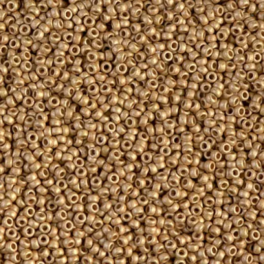 Champagne Matte Duracoat Galvanised, size 15/0, colour 4204F, 8.2g approx. Champagne Matte Duracoat Galvanised, size 15/0, colour 4204F, 8.2g approx.