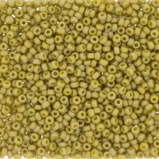Pistachio Frost Opaque Glazed Rainbow, Size 8/0 seed beads,, colour 4693, 22g ap...