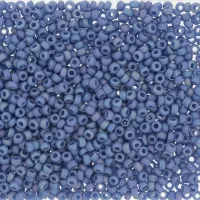 Daroft Blue Opaque Glazed Rainbow, Size 8/0 seed beads,, colour 4704, 22g approx.
