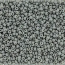 Cadet Gray Opaque Glazed Rainbow, Size 8/0 seed beads,, colour 4705, 22g approx.