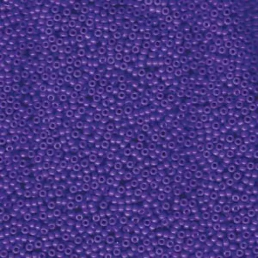 Dyed Opaque Bright Purple Miyuki 15/0 Seed Beads, 8.2g, Colour 1486 Dyed Opaque Bright Purple Miyuki 15/0 Seed Beads, 8.2g, Colour 1486