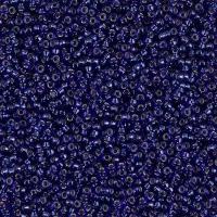 Silver Lined Royal Blue  Miyuki 15/0 Seed Beads, 8.2g, Colour 0973