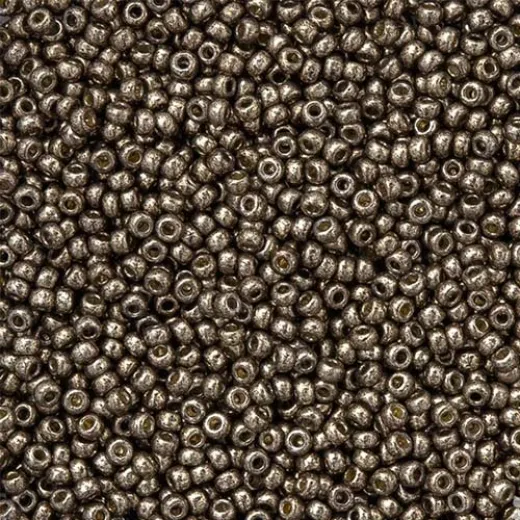 Duracoat Galvanized Pewter Miyuki 15/0 Seed Beads, 8.2g, Colour 4222 Duracoat Galvanized Pewter Miyuki 15/0 Seed Beads, 8.2g, Colour 4222