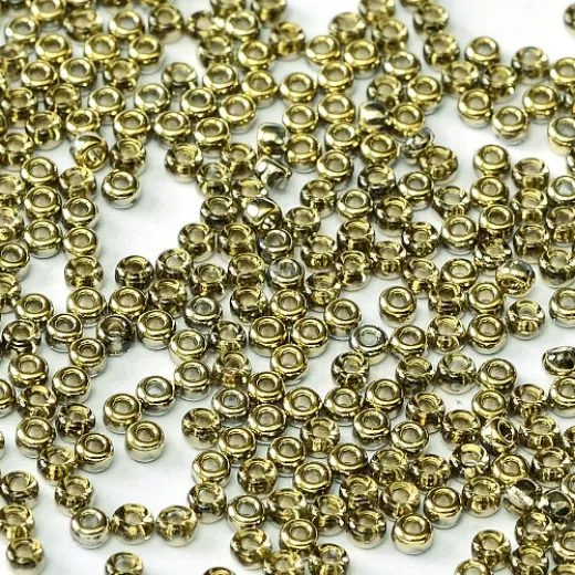 Crystal Amber Miyuki size 15/0 Seed Beads, colour 55005, 8.2g approx. Crystal Amber Miyuki size 15/0 Seed Beads, colour 55005, 8.2g approx.