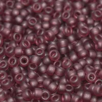 Matte Dark Smoky Amethyst AB Miyuki 15/0 Seed Beads, 100g approx. , Colour 153F