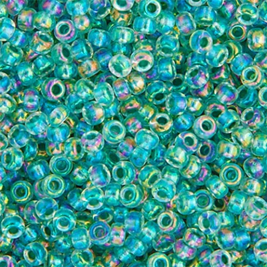 Seagreen AB Lined-Dyed Colour -0263, Miyuki 11/0, 22g Seagreen AB Lined-Dyed Colour -0263, Miyuki 11/0, 22g