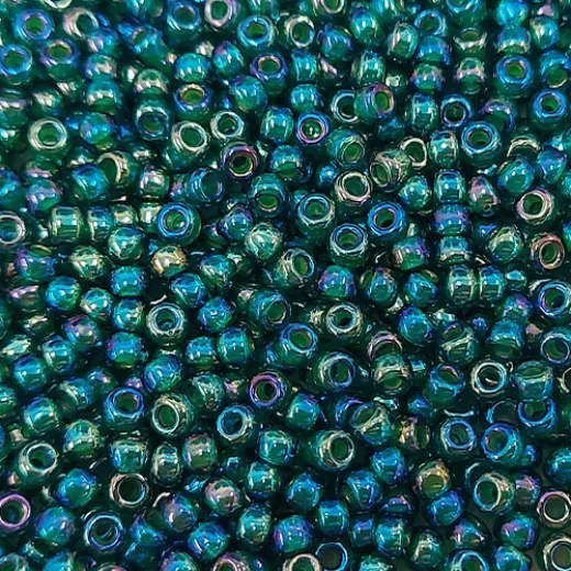 Chartreuse Lined Green AB Miyuki 6/0 Seed Beads, 20g, Colour 0354 Chartreuse Lined Green AB Miyuki 6/0 Seed Beads, 20g, Colour 0354