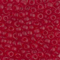Bulk Bag Matte Ruby Transparent Miyuki 6/0 Seed Beads, 250g, Colour 0141F