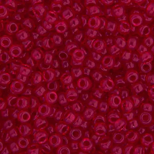 Transparent Red Miyuki 15/0 Seed Beads, 8.2g approx, Colour 141 Transparent Red Miyuki 15/0 Seed Beads, 8.2g approx, Colour 141