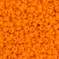 Orange Mandarin Opaque Miyuki size 6/0 Colour  0405, 20g approx.