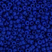 Cobalt Blue Opaque Miyuki size 6/0 Colour  0414, 20g approx.