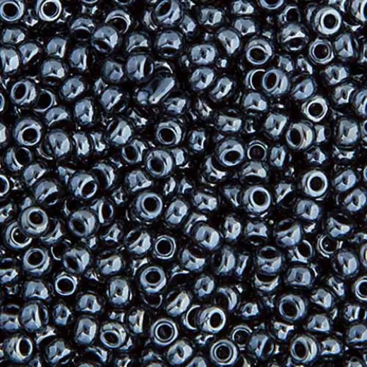 Gunmetal Miyuki 6/0 Seed Beads, 250g, Colour 0451 Gunmetal Miyuki 6/0 Seed Beads, 250g, Colour 0451