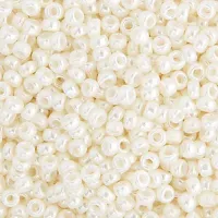 Ivory Pearl Ceylon Miyuki size 6/0 Colour  591, 20g approx.