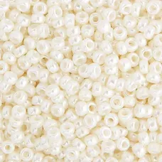 Bulk Bag Ivory Pearl Ceylon Miyuki 6/0 Seed Beads, 250g, Colour 0591