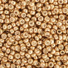 Gold Galvanized Miyuki size 6/0 Colour  1052, 20g approx.