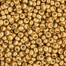 Duracoat Galvanized Gold Miyuki size 6/0 Colour  4202, 20g approx.