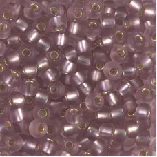 Matte Smoky Amethyst Silver Lined Miyuki size 6/0 Colour  12F, 20g approx.