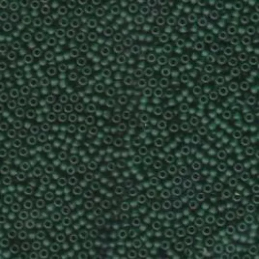 Miyuki Size 6/0 Seed Beads, Matte Transparent Dark Emerald, Colour 0156F, Bulk Bag,250g approx Miyuki Size 6/0 Seed Beads, Matte Transparent Dark Emerald, Colour 0156F, Bulk Bag,250g approx