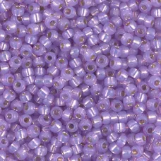 Lilac S/L Opal Dyed Alabaster Miyuki Size 8/0 seed beads, Colour  574, 22gm
