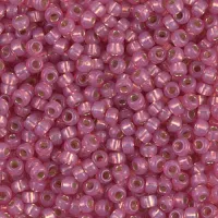 Dark Rose S/L Dyed Alabaster Miyuki Size 8/0 seed beads, Approx 22 Grams Colour  645