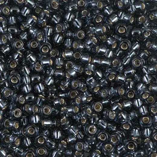 Silver Lined Montana Miyuki Size 8/0 Seed Beads, Colour 2426, 22g Silver Lined Montana Miyuki Size 8/0 Seed Beads, Colour 2426, 22g