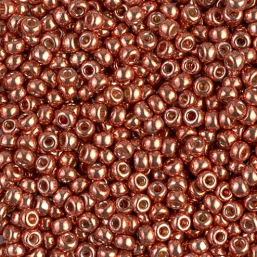Miyuki Size 8 Seed Beads, Duracoat Galvanised Pink Blush, Colour 4207, 22g Approx. Miyuki Size 8 Seed Beads, Duracoat Galvanised Pink Blush, Colour 4207, 22g Approx.