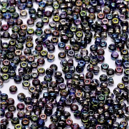 Crystal Magic Blue Miyuki 8/0 Seed Beads, colour 4572, 22g Crystal Magic Blue Miyuki 8/0 Seed Beads, colour 4572, 22g