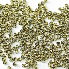 Crystal Amber Miyuki 8/0 Seed Beads, colour 55005, 22g