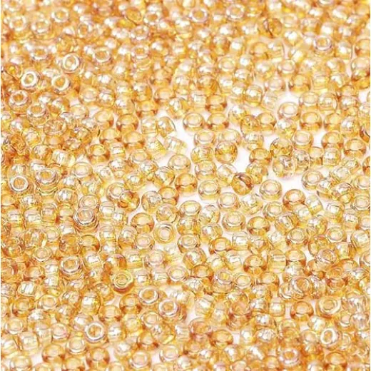 Crystal Apricot Medium Miyuki 8/0 Seed Beads, colour 55010, 22g Crystal Apricot Medium Miyuki 8/0 Seed Beads, colour 55010, 22g