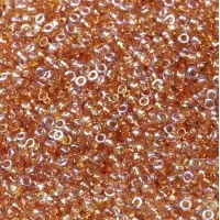 Crystal Orange Rainbow Miyuki 8/0 Seed Beads, colour 55022, 22g