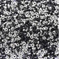 Black Labrador Miyuki 8/0 Seed Beads, colour 55033, 22g