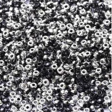 Black Labrador Miyuki 8/0 Seed Beads, colour 55033, 22g