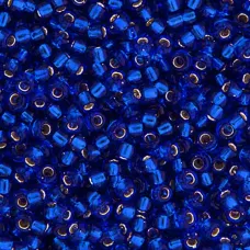 Cobalt Blue Silver Lined Miyuki 8/0 Seed Beads, 250g, Colour 0020