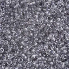 Spkl Pewter Lined Crystal Miyuki Size 8/0 seed beads, Colour  242, 22gm