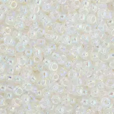 Crystal AB Miyuki Size 8/0 seed beads, Colour  250, 22g