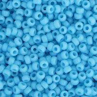 Lt. Blue Opaque Miyuki Size 8/0 seed beads, Colour  413, 22gm