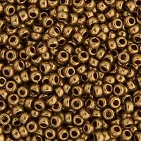 Bronze Opaque Metallic Miyuki 8/0 Seed Beads, 250g, Colour 0457