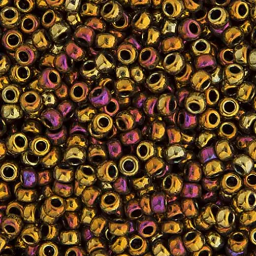 LightBronze Iris/AB Metallic Miyuki 8/0 Seed Beads, 250g, Colour 0462 LightBronze Iris/AB Metallic Miyuki 8/0 Seed Beads, 250g, Colour 0462