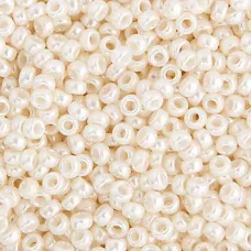 Antique Ivory Pearl Ceylon Miyuki Size 8/0 seed beads, Colour  592, 22gm