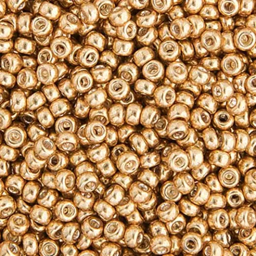 Gold Galvanized Miyuki 8/0 Seed Beads, 250g, Colour 1052 Gold Galvanized Miyuki 8/0 Seed Beads, 250g, Colour 1052