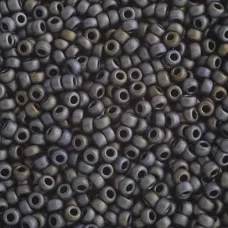 Matte Metallic Silver Gray Miyuki Size 8/0 seed beads, Colour  2002, 22gm